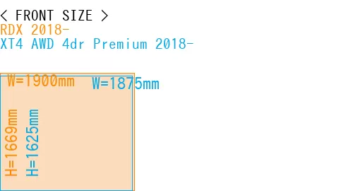 #RDX 2018- + XT4 AWD 4dr Premium 2018-